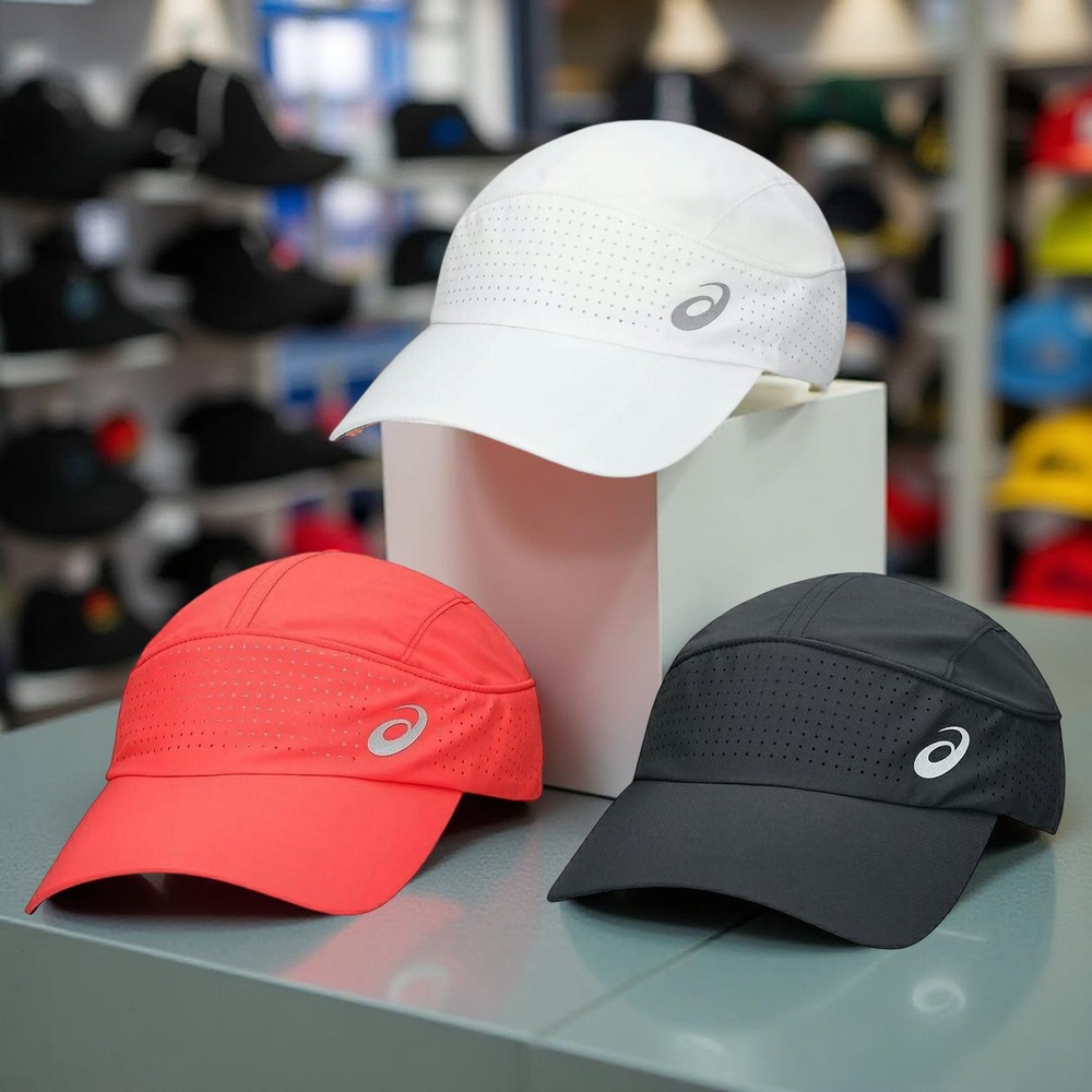 아식스 러닝 라이트 우븐 캡 러닝 캡모자 남여공용 3013B124 블랙 L