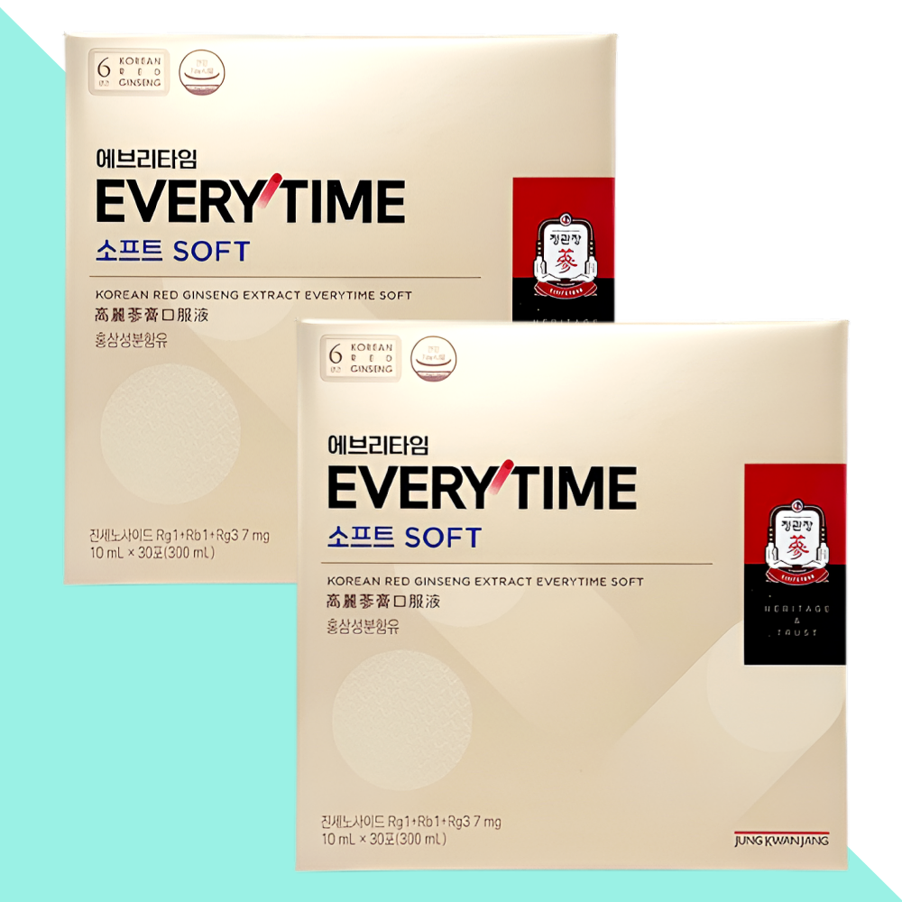 정관장 에브리타임 소프트 애브리타임 홍삼스틱 쇼핑백동봉 30포X2개