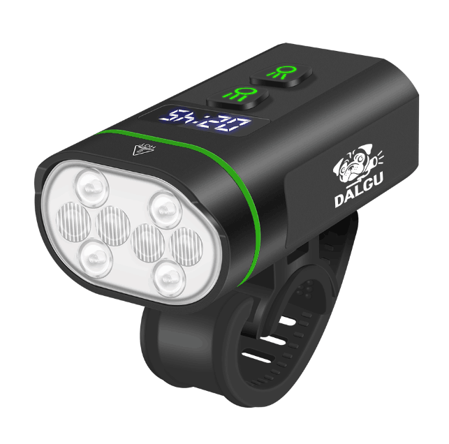달구 LED 자전거 충전식 C타입 USB 전기 써치 라이트 후레쉬 야간라이딩 전조등 - 상세 이미지 2