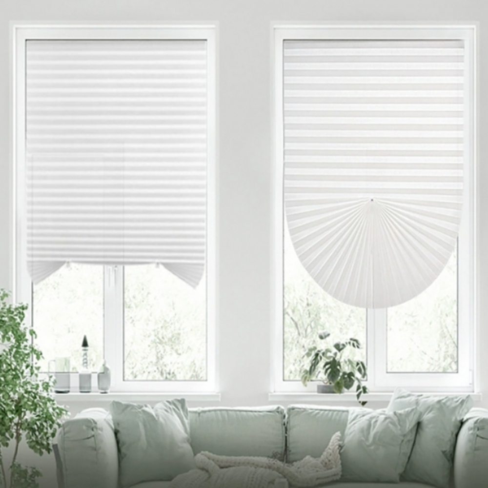 무타공 셀프 블라인더 주방 작은방 종이 커튼 창문 햇빛가리개