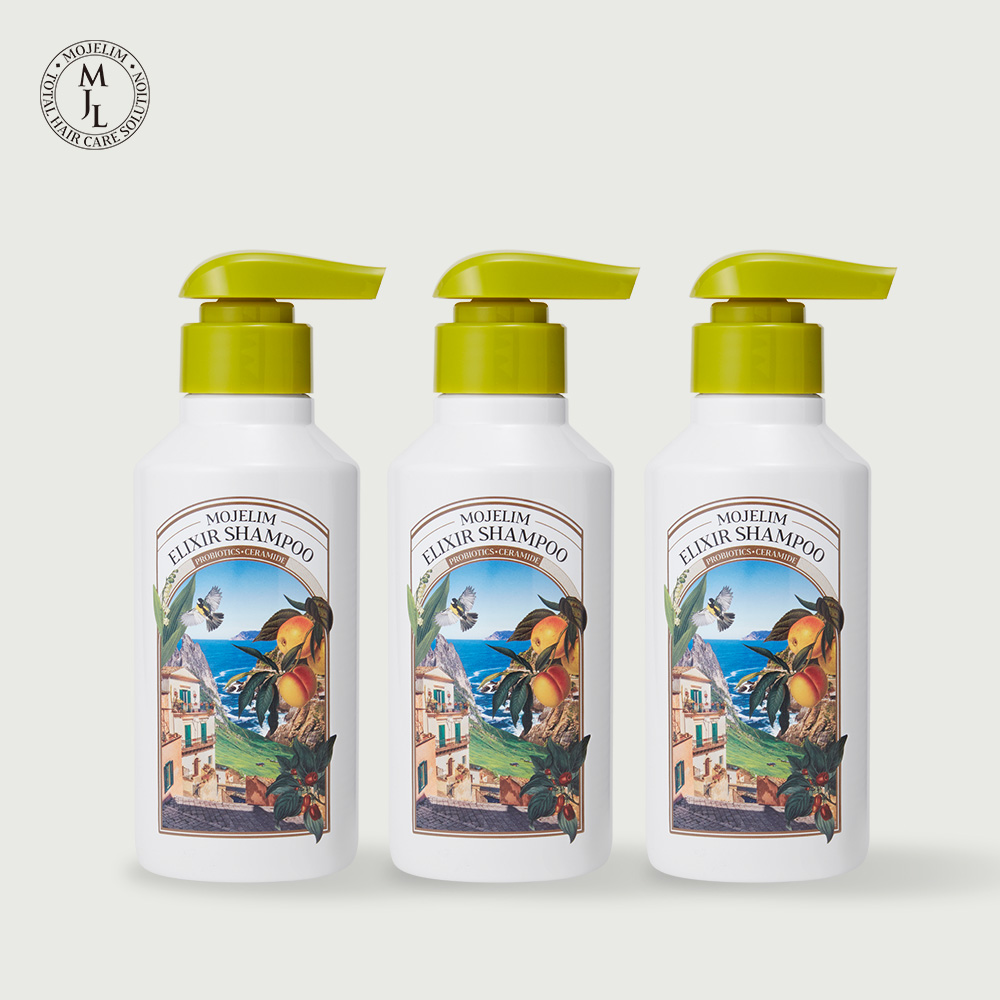 모제림 엘릭서 샴푸 300ml 3개 두피 케어 실리콘프리 - 상품 이미지