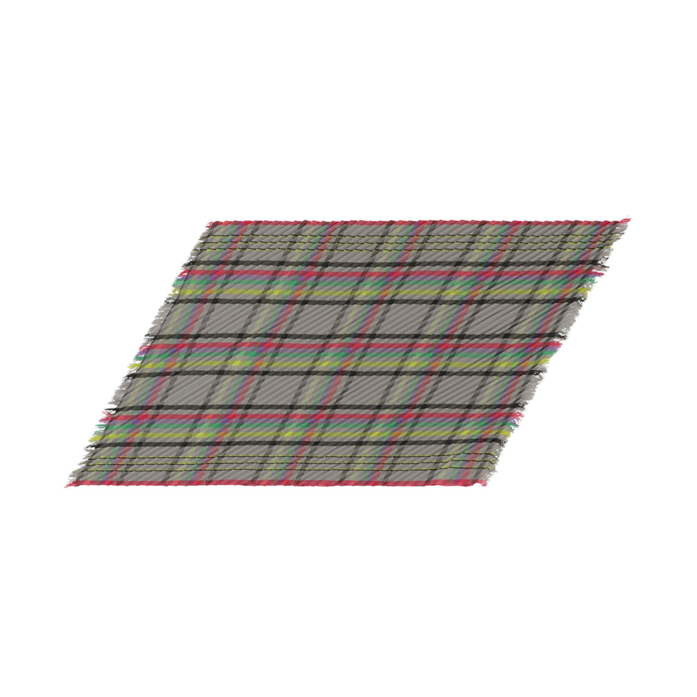 이세이미야케 미 스카프 CHECK PLEATS STOLE MI54AD451 - 상세 이미지 3