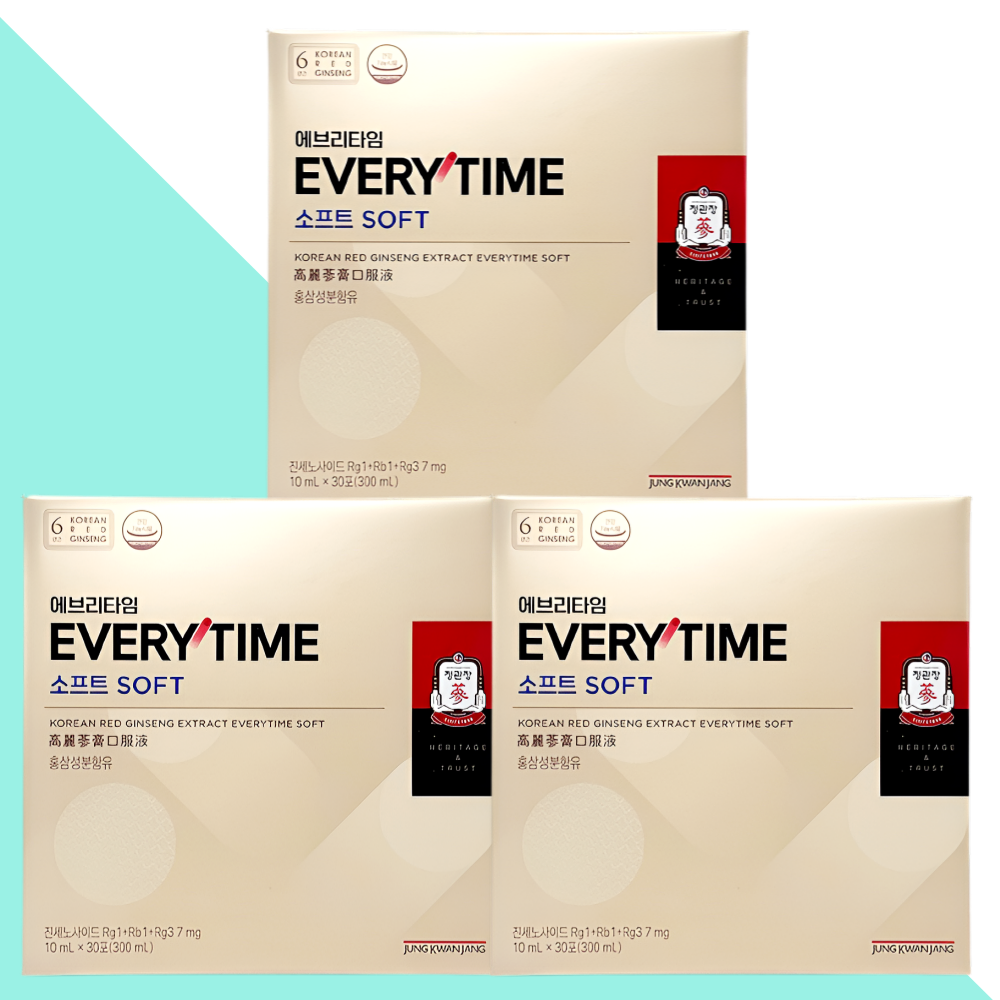 정관장 에브리타임 소프트 애브리타임 홍삼스틱 쇼핑백동봉 30포X3개
