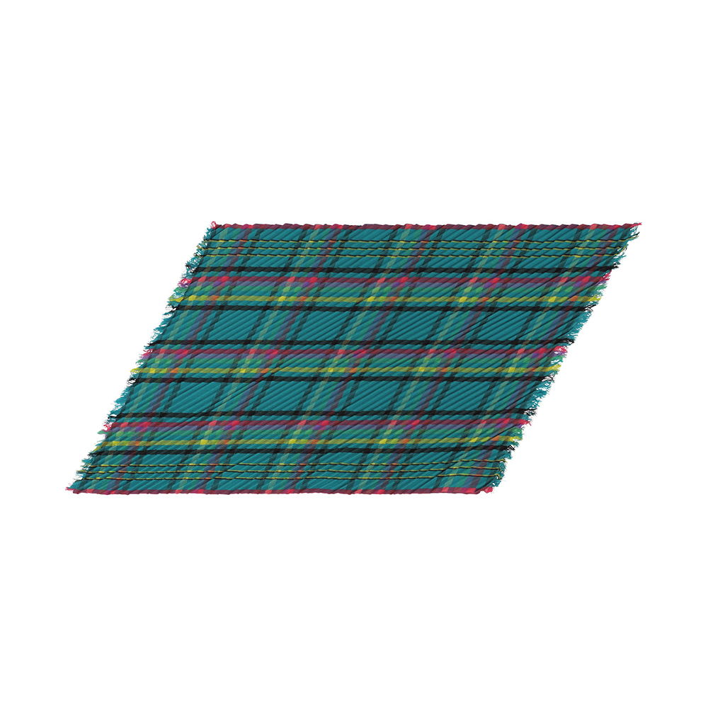 이세이미야케 미 스카프 CHECK PLEATS STOLE MI54AD451 - 메인 이미지