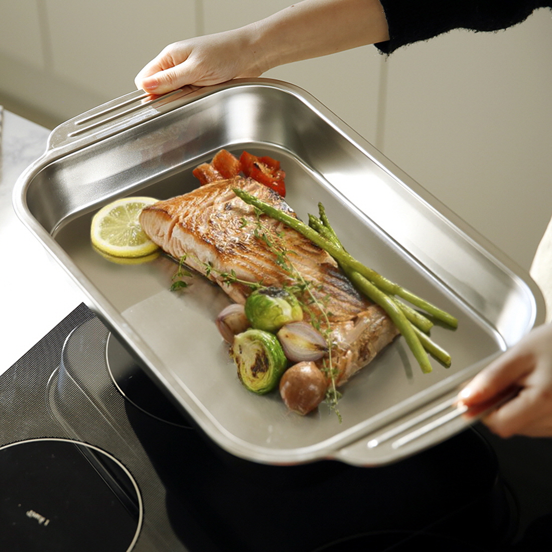 사각전골냄비 캠핑 가정용 인덕션 식당 샤브샤브 스키야키 어묵탕 오뎅 냄비 10size