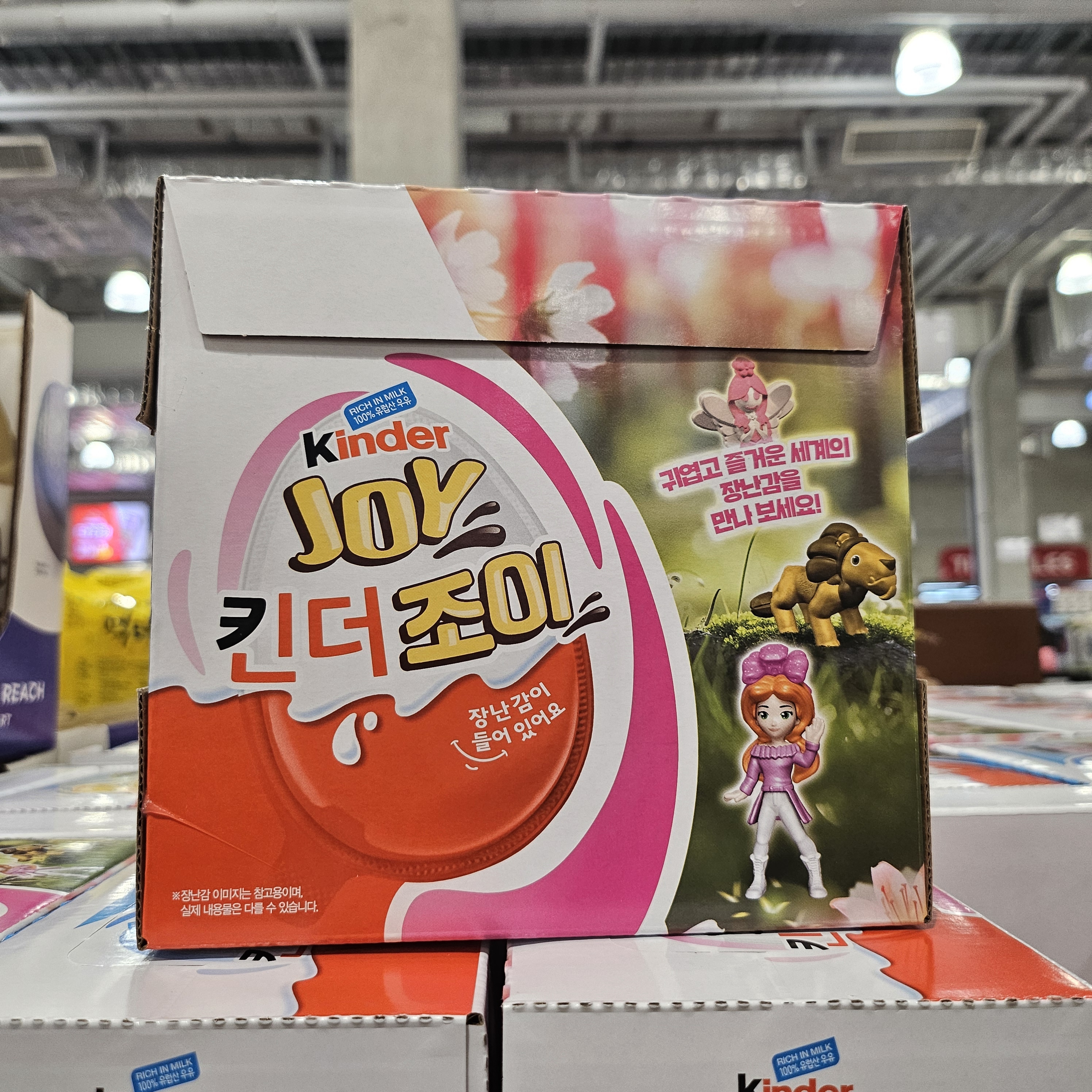 킨더조이 장난감 초콜릿 여자아이 초콜렛 12개 코스트코 240g