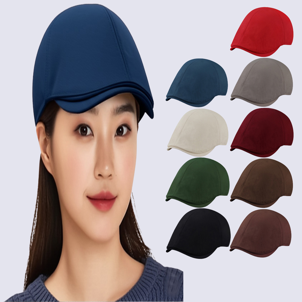 남자 여자 헌팅캡 플랫캡 도리구찌 코튼 사계절 카페 홀서빙 단체 모자 - 상품 이미지