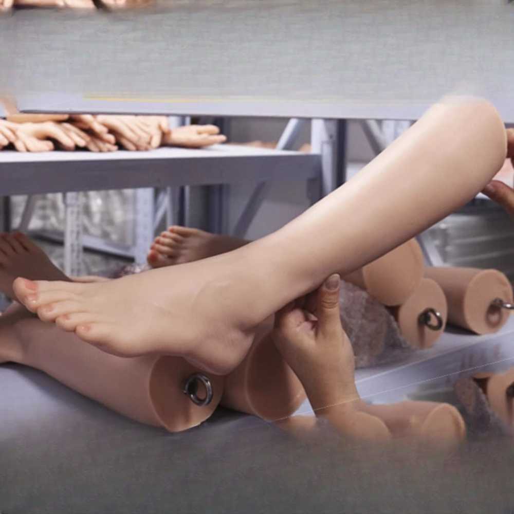 실리콘 재질 발 마네킹 인체 모형 액세서리 촬영용 A형 230mm - 상세 이미지 3