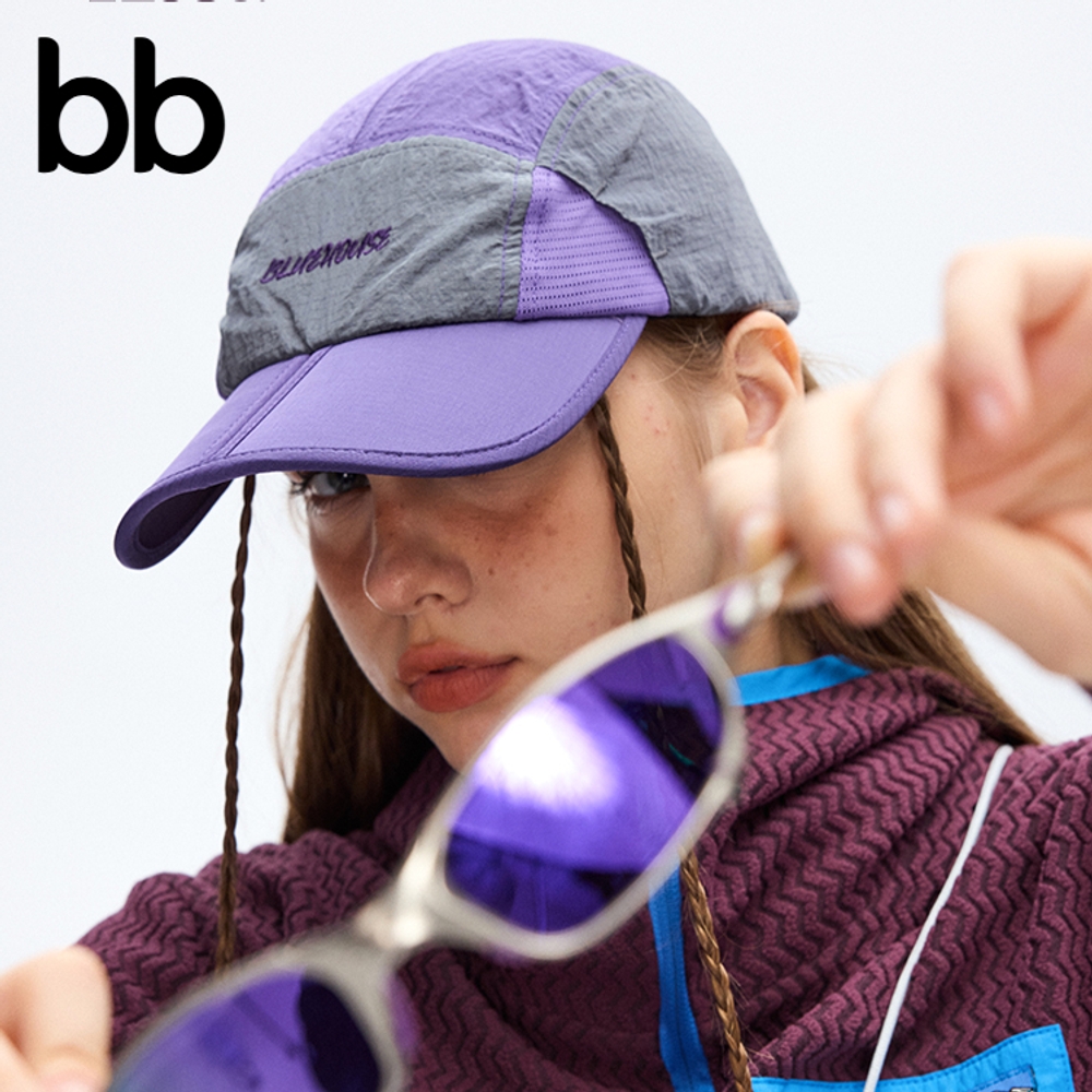 러닝 볼캡 모자 운동 러닝모자 초경량 드라이핏 나일론 워터파크 런닝 마라톤 보라 - 상세 이미지 4