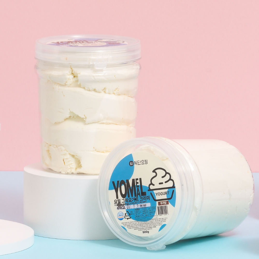 식단요정 요밀 무가당 꾸덕한 그릭요거트 대용량 100g 500g 1kg 유산균 - 상세 이미지 2