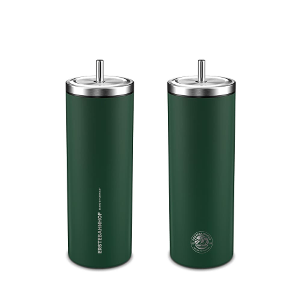 에스테반호프 스텐 이중 진공 보온 보냉 빨대 텀블러 ml 600ml, 그린, 1개 - 상세 이미지 4