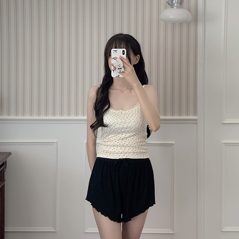 잠옷반바지 여름잠옷바지 실내복 시원한 파자마 4color 이미지 7