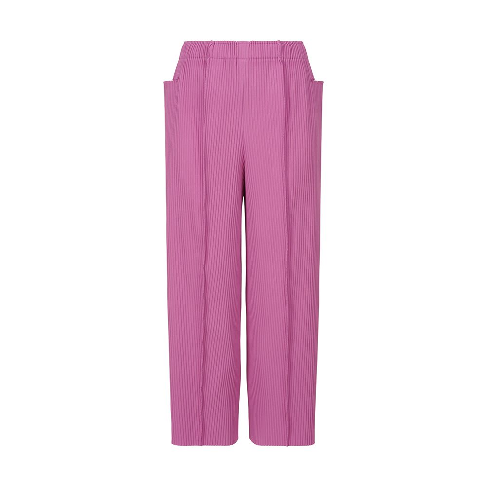 이세이미야케 미 바지 FINE KNIT PLEATS COLOR 1 MI54KF393 - 메인 이미지