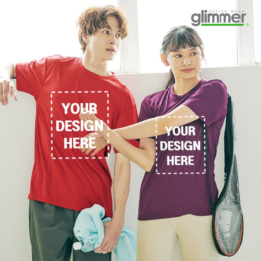 기능성 쿨론 무지 반팔티셔츠 글리머 350-AIT 단체티 반티 소량인쇄 1장도제작가능