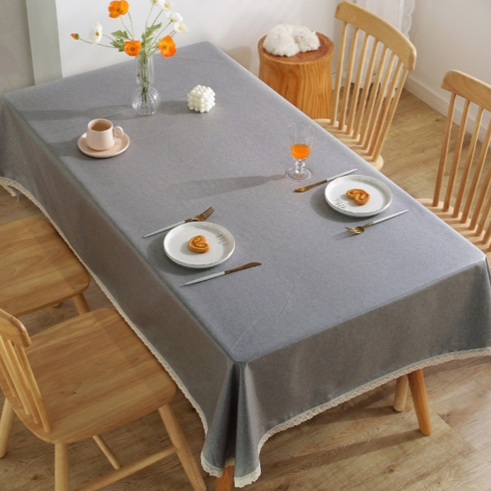 심플 사각 식탁커버 TPU코팅 방수식탁보 레스토랑 테이블보