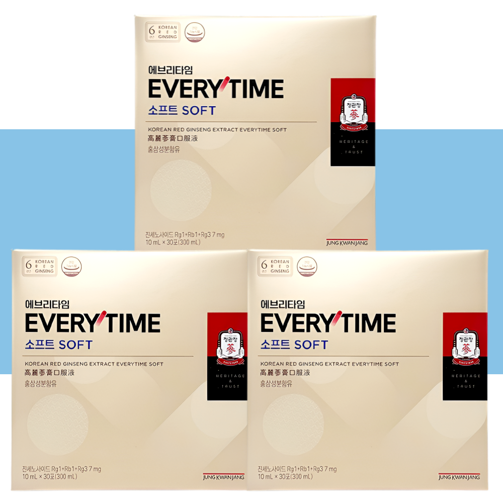 정관장 에브리타임 소프트 홍삼정 애브리타임 30포X3박스
