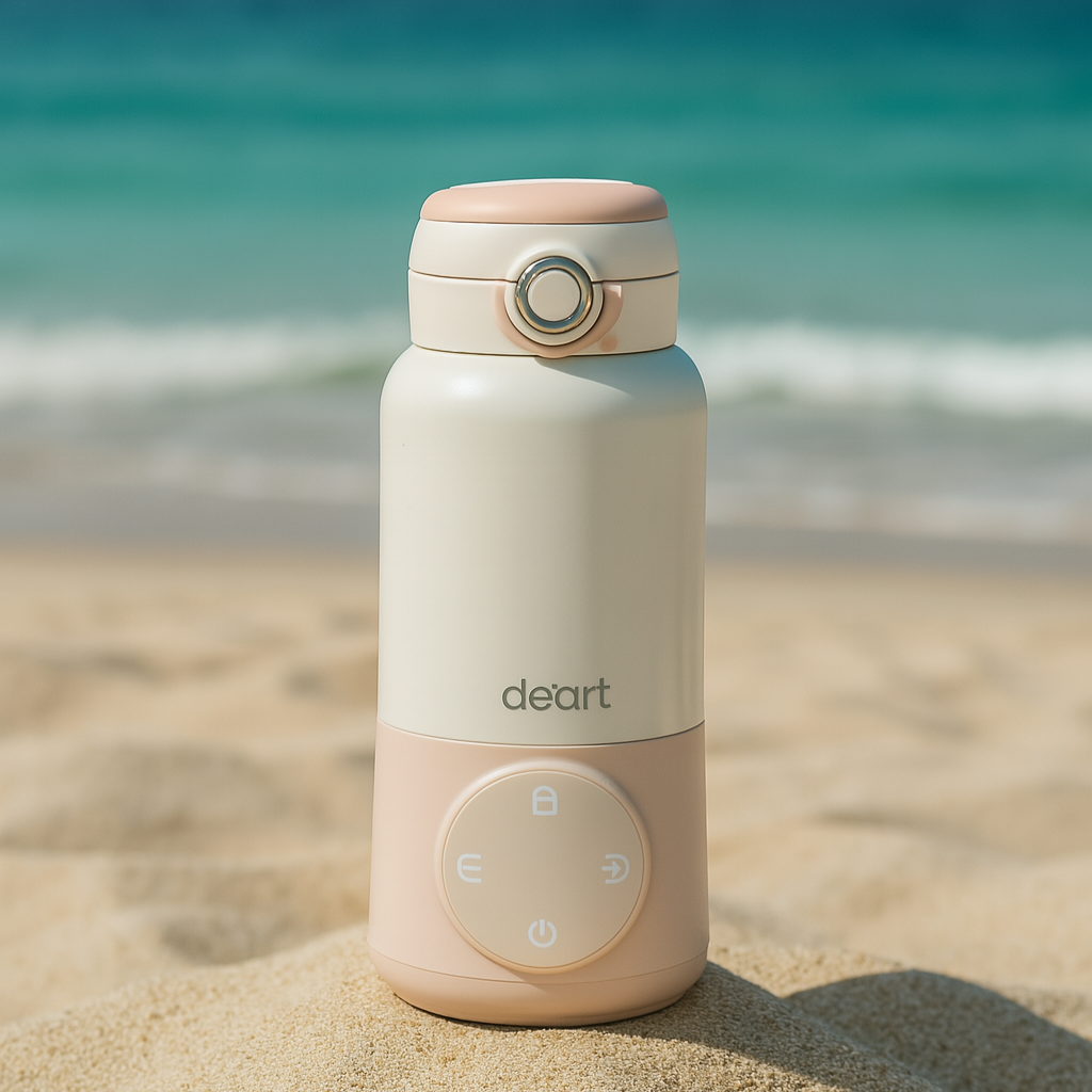데아트 휴대용 분유포트 500ml 무선 가열 외출 분유 보온병