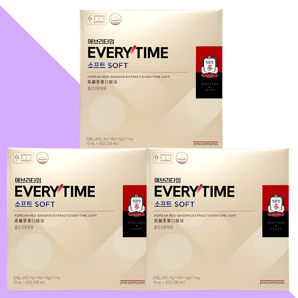에브리타임 애브리타임 소프트 정관장 홍삼스틱 쇼핑백동봉 30포X3박스