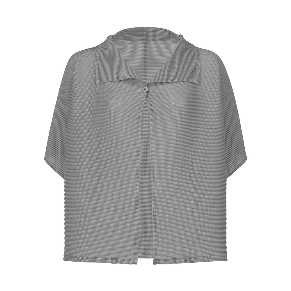 이세이미야케 미 가디건 SQUARE STRETCH PLEATS MI53FO374 - 상세 이미지 4