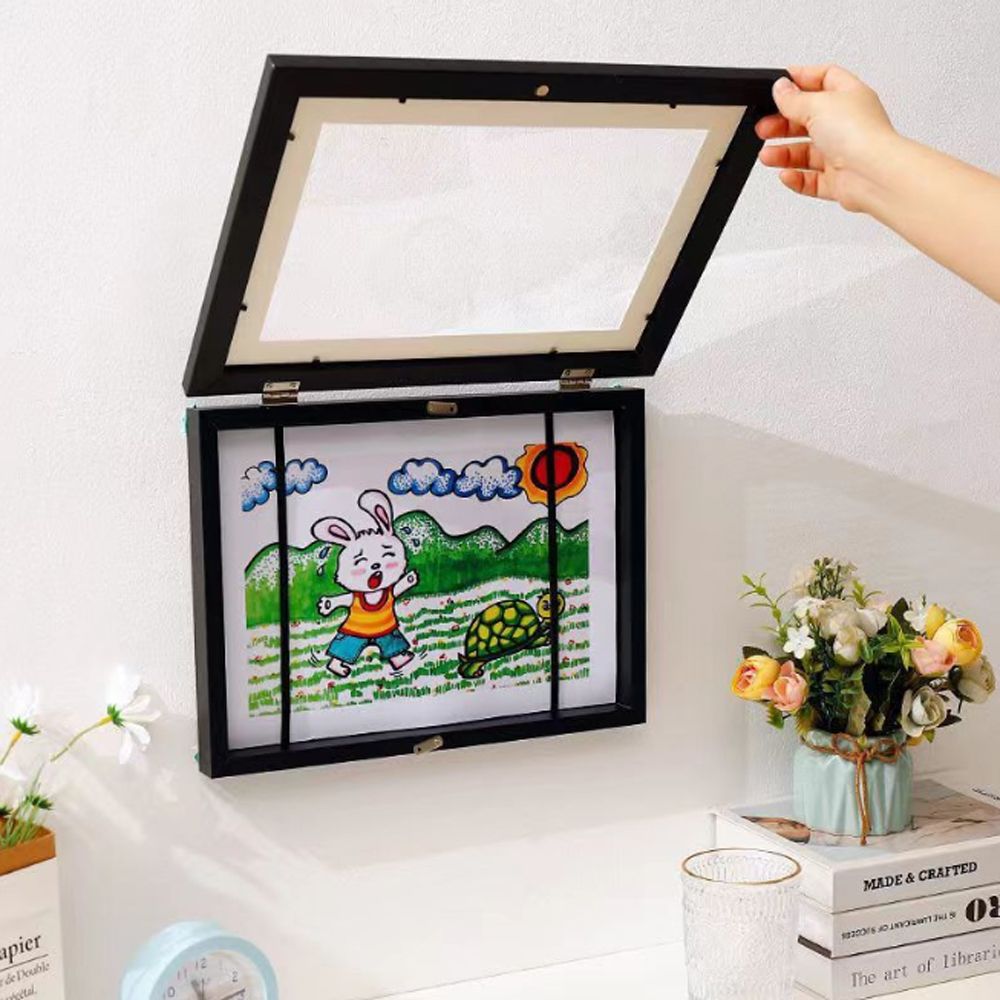 아이그림 보관액자 아이그림액자 상장 보관 스케치북 보관함 굿즈 열리는 - 상세 이미지 5