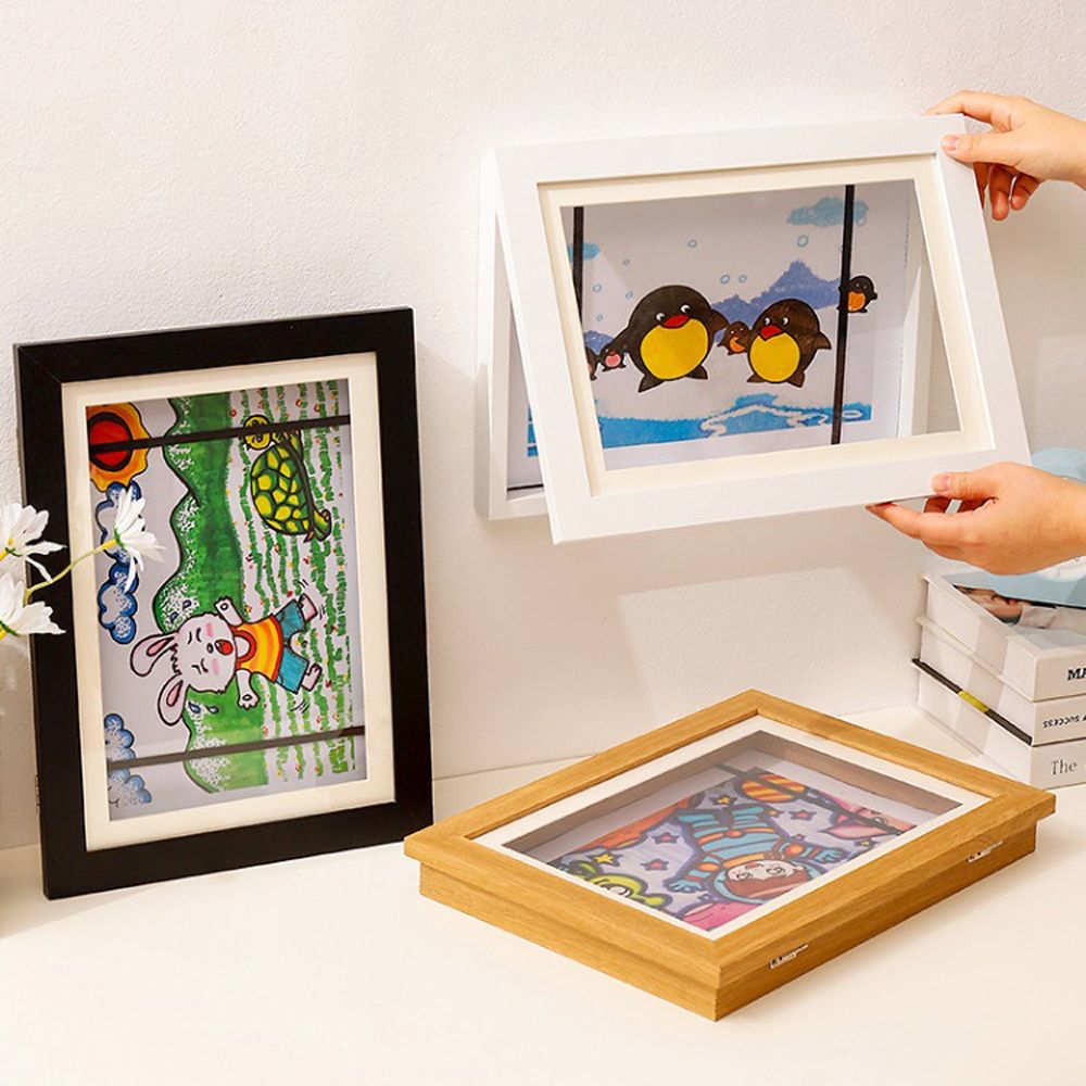 아이그림 보관액자 아이그림액자 상장 보관 스케치북 보관함 굿즈 열리는 - 상세 이미지 2