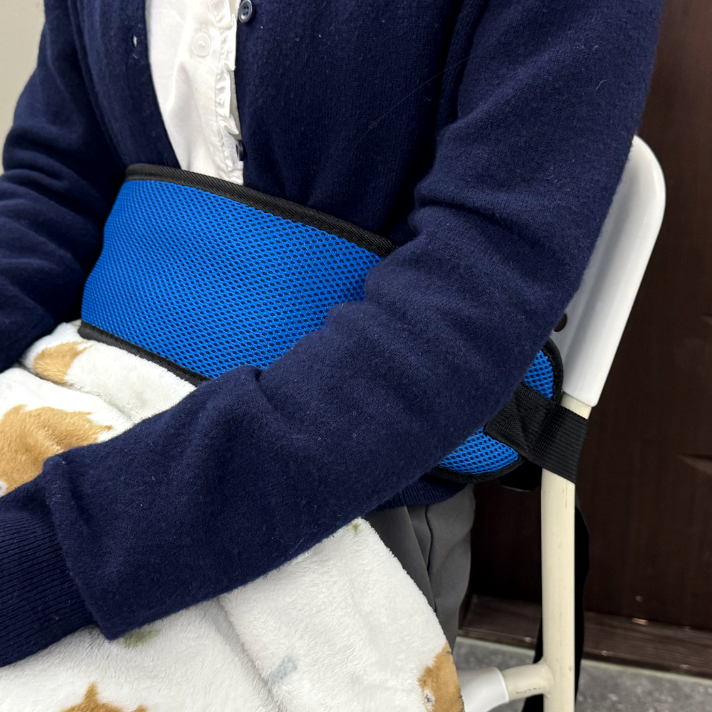 휠체어 안전벨트 노인 낙상 방지 보호대 버클형 고정벨트 - 상품 이미지