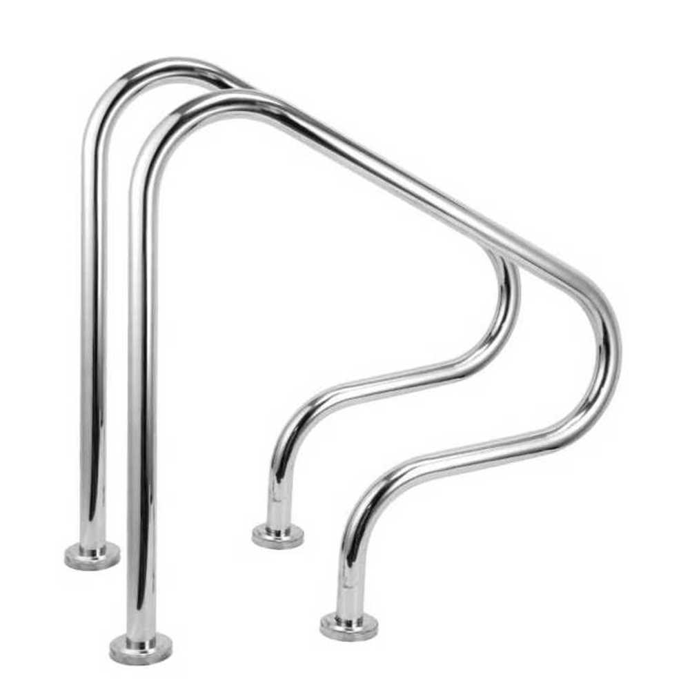 수영장 사다리 난간 스테인리스 손잡이 설치용 부속 SP-3002 난간 1개 1.0MM - 상세 이미지 2