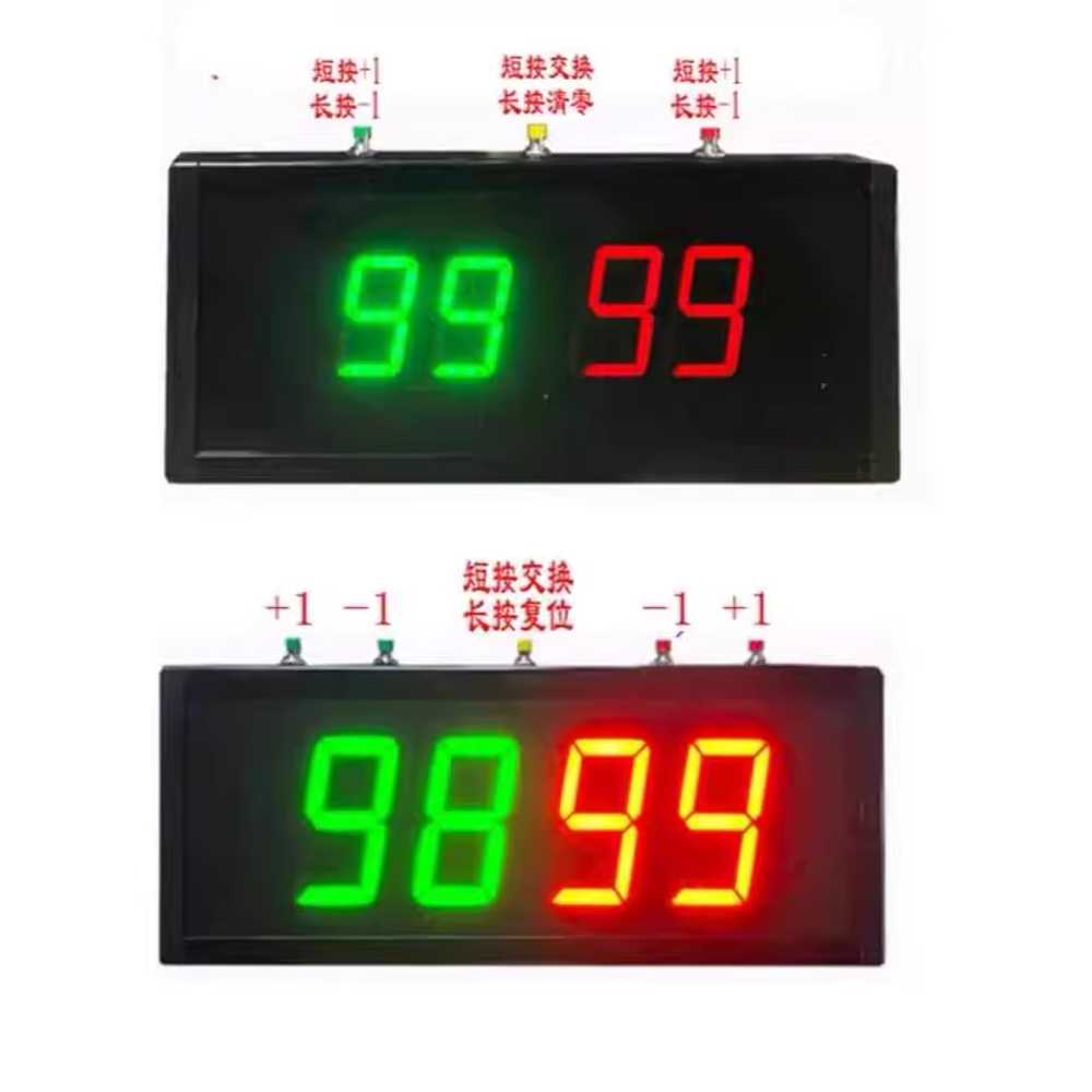 탁구 스코어보드 테니스 족구 스코어판 축구 핸드볼 33x13cm - 상세 이미지 3