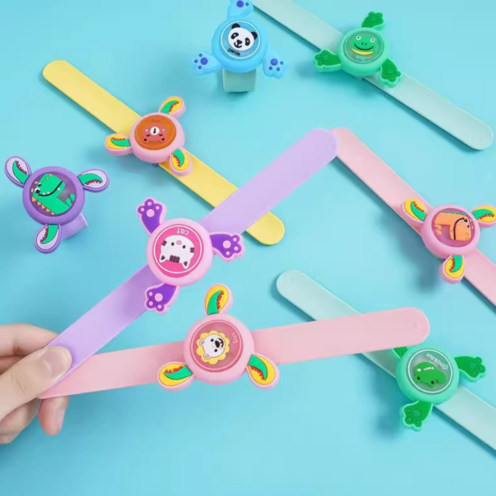 어린이집답례품 스피너밴드팔찌 led향기팔찌 유아 아기 선물 유치원선물 구디백 10개세트