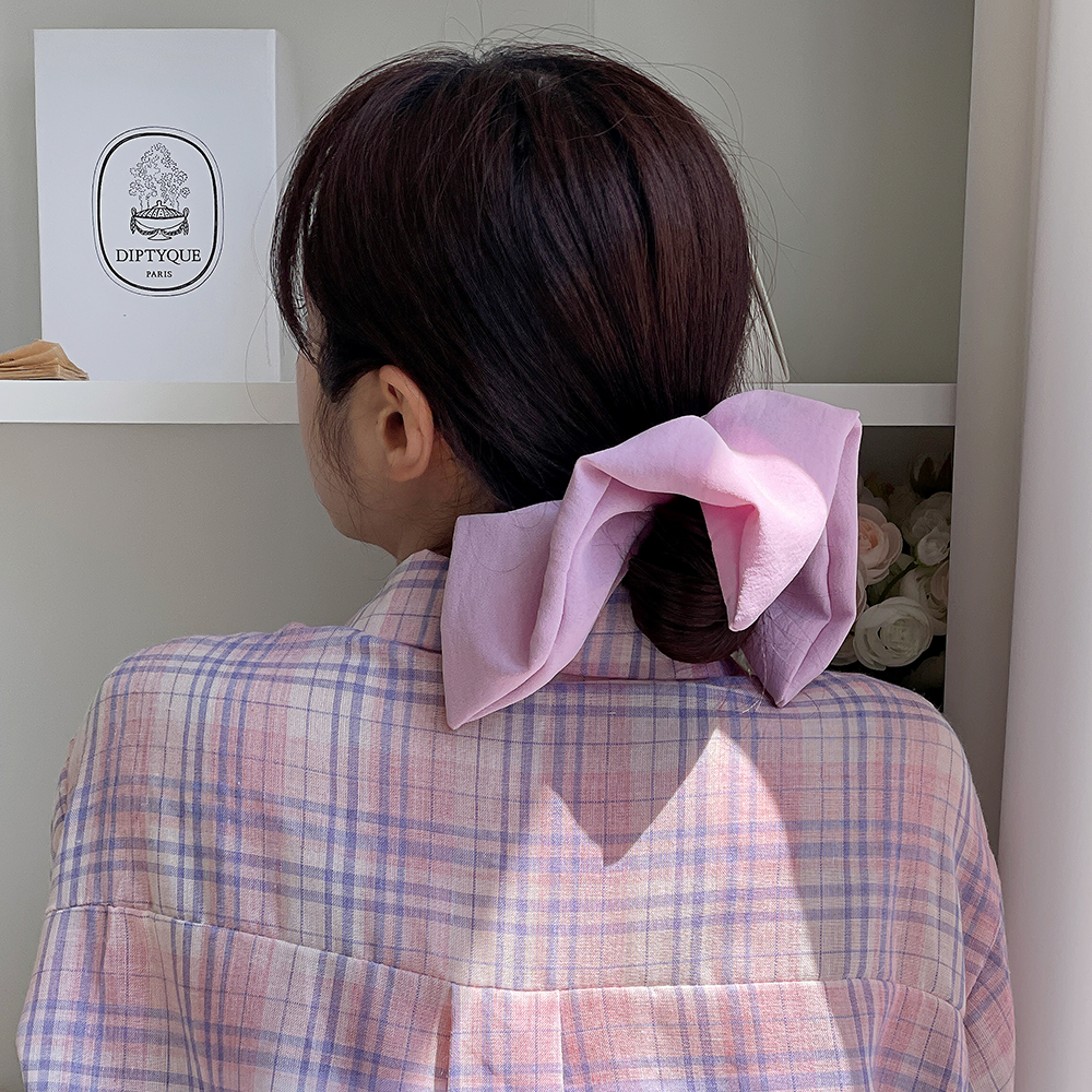 사각스크런치 빅스크런치 곱창머리끈 - 메인 이미지