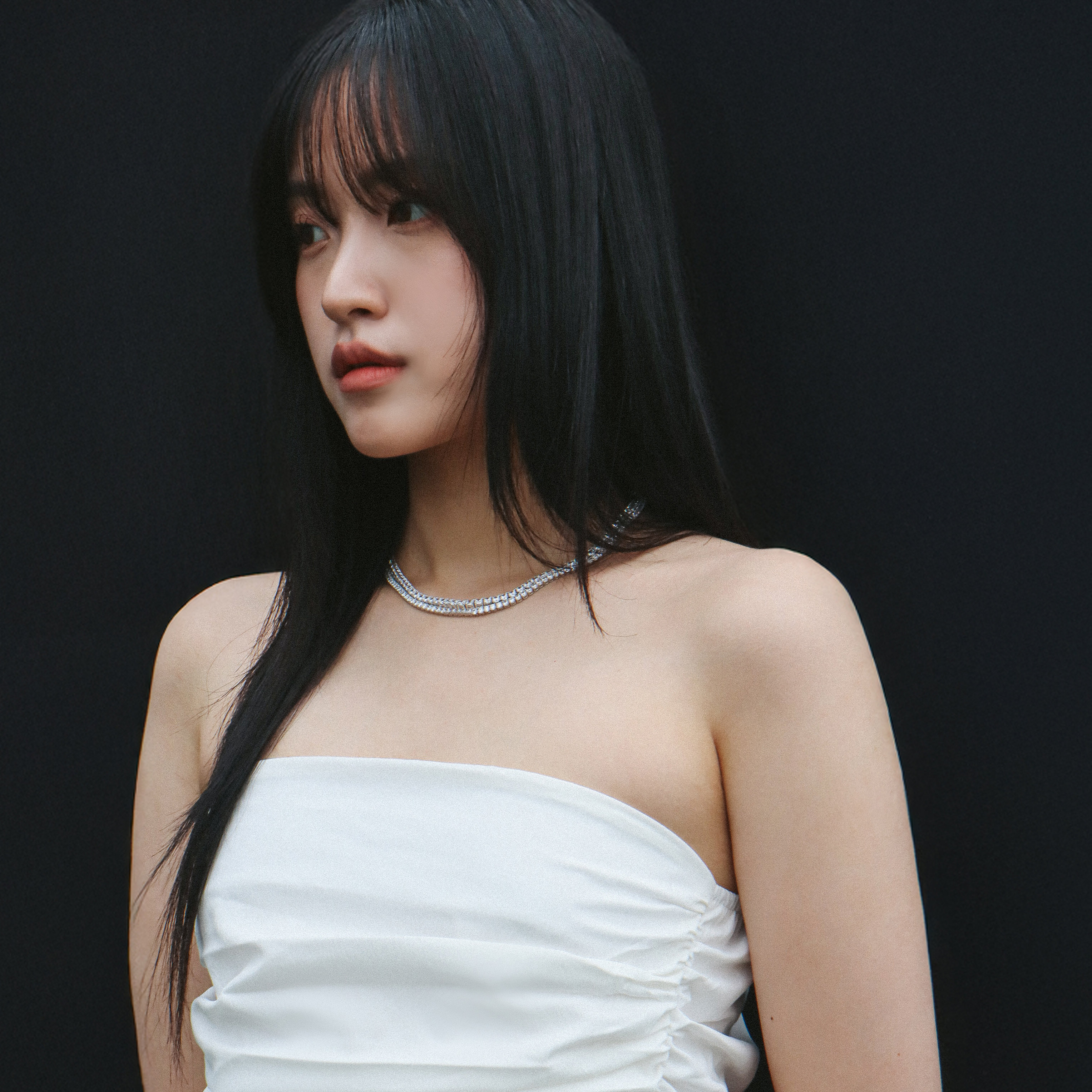 프롱세팅 4mm 라운드 큐빅 지르코니아 테니스목걸이 - 상세 이미지 3
