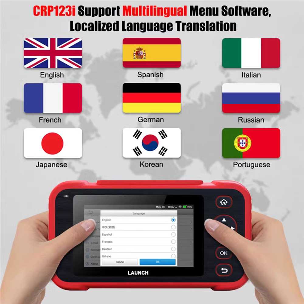 차량용 스캐너 자동차 OBD2 엔진 고장 진단기 런치 CRP123E 2.0 - 상세 이미지 3