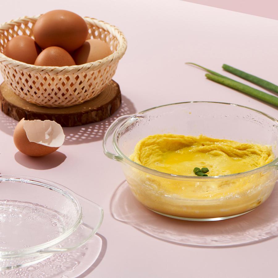 르베르폴리세 내열 유리 용기 전자레인지 원형 오븐 찜기 700ml - 상세 이미지 2