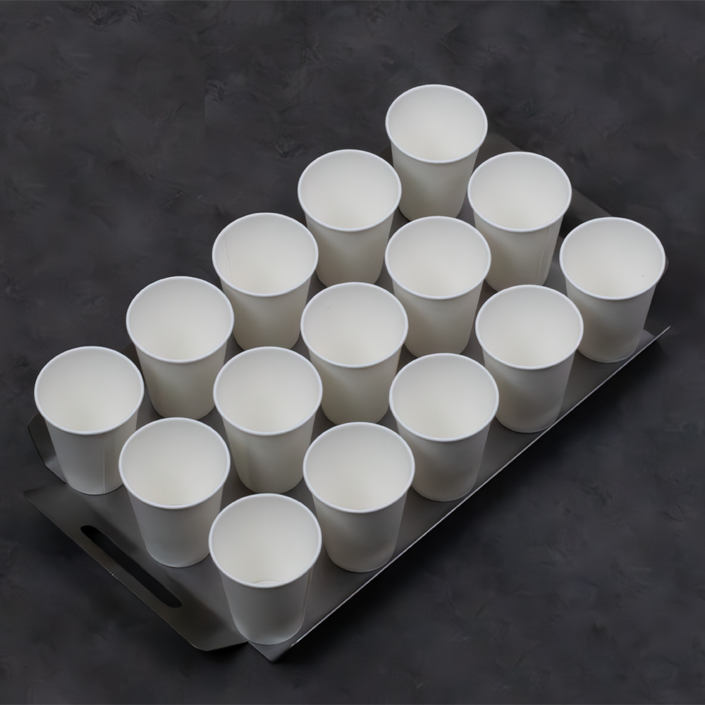 카페용 스텐 사각 트레이 쟁반 카페 빵 업소용 철제 실버 베이커리 1인 손잡이 43X24cm, 그레이, 1개 - 상세 이미지 5