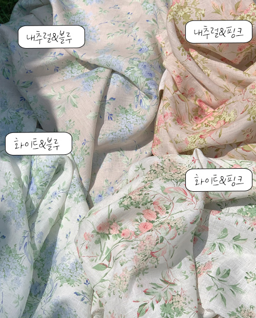 더블유패브릭 티에리 워싱처리 퓨어 21수 대폭 린넨천 원단 앞치마 커튼 소품 천가게 - 상세 이미지 2