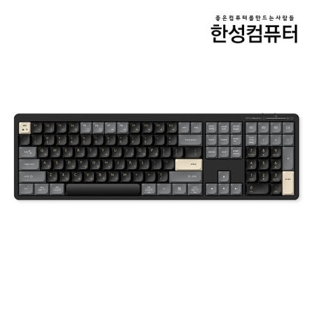 한성컴퓨터 유무선 블루투스 펜타그래프 키보드 GK698 ROYAL BLACK