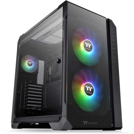 [해외]써멀테이크 뷰 51 TG ARGB 블랙 게이밍 케이스, CA-1Q6-00M1WN-00