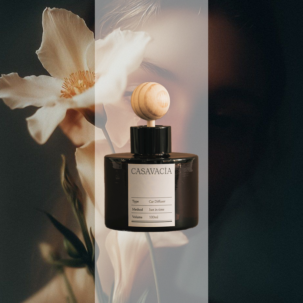 화이트 플라워 차량용 방향제 차량 디퓨저 Eau de Parfum(25%) - 상품 이미지