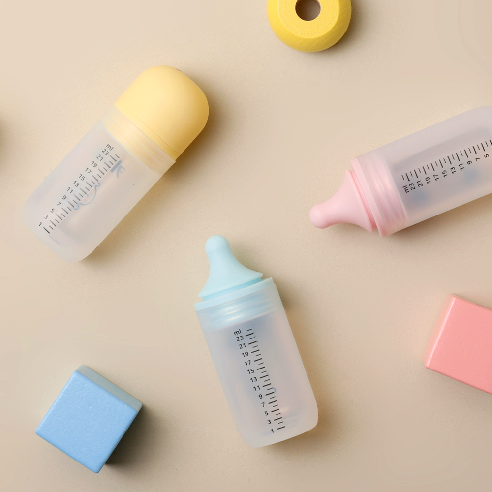 키즈텐 아기 신생아 반영구 실리콘 물약병 어린이 투약병 23ml, 3개 - 상세 이미지 3