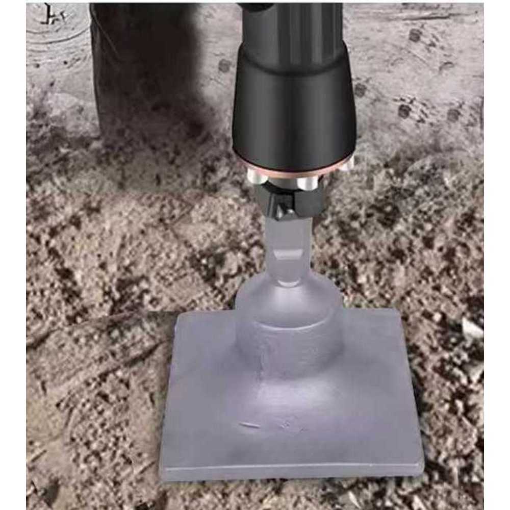 전동 땅다지기 헤드 탬핑 플레이트 부착형 다짐 장비 65A 분리형 130mm - 상세 이미지 4