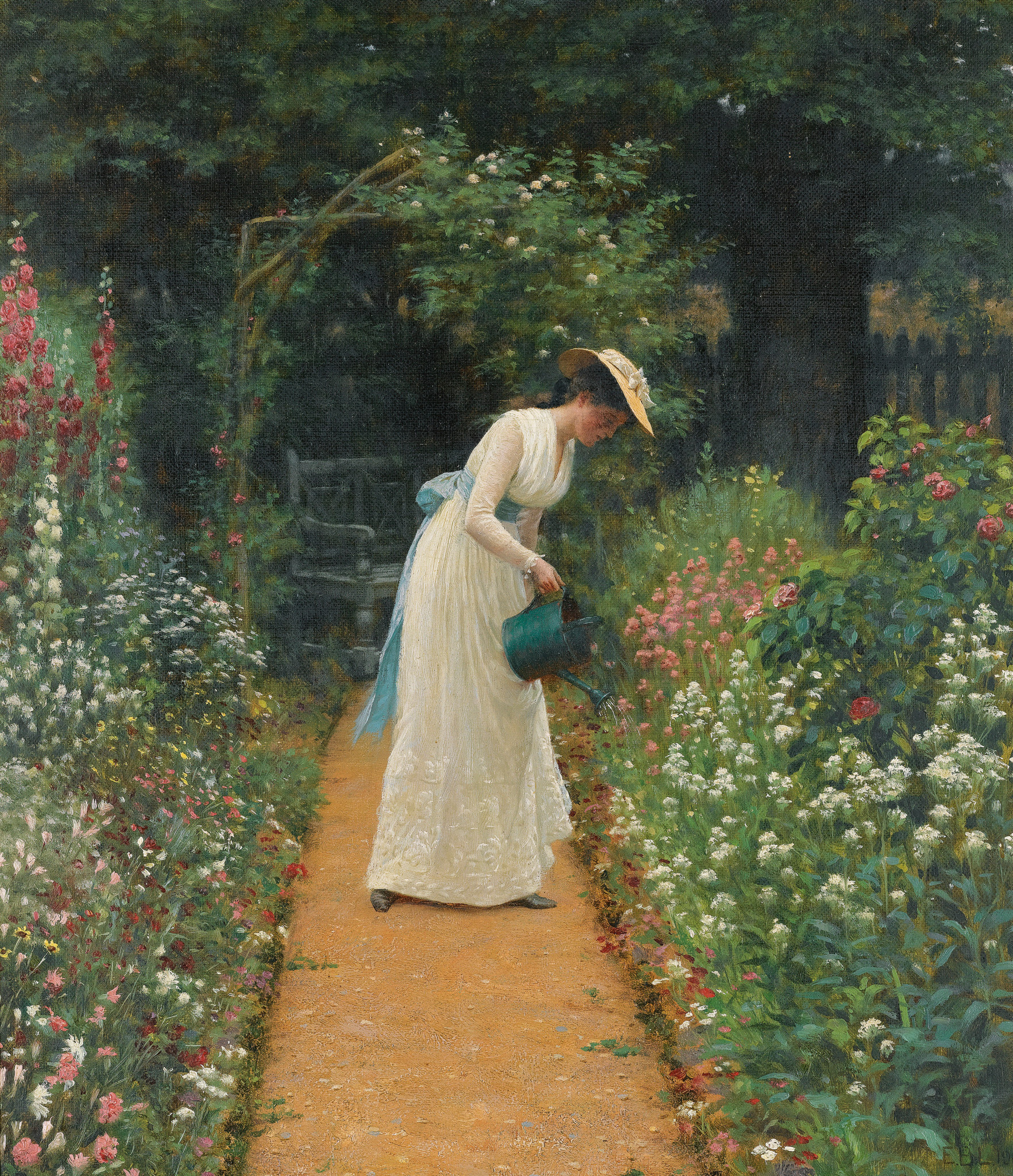 My Lady’s Garden 원본비율 아트포스터 인물 - 상품 이미지