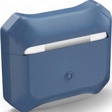 봄봄이네 협력사 파샐리 무선이어폰보호커버 이어폰보호젤리케이스 프로케이스충격방지 실리콘 블루