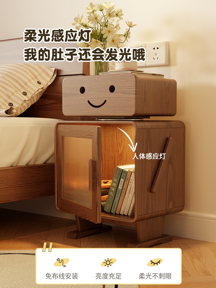 침대 로봇 협탁 모듈 선반 테이블 틈새 수납장 - 상세 이미지 3
