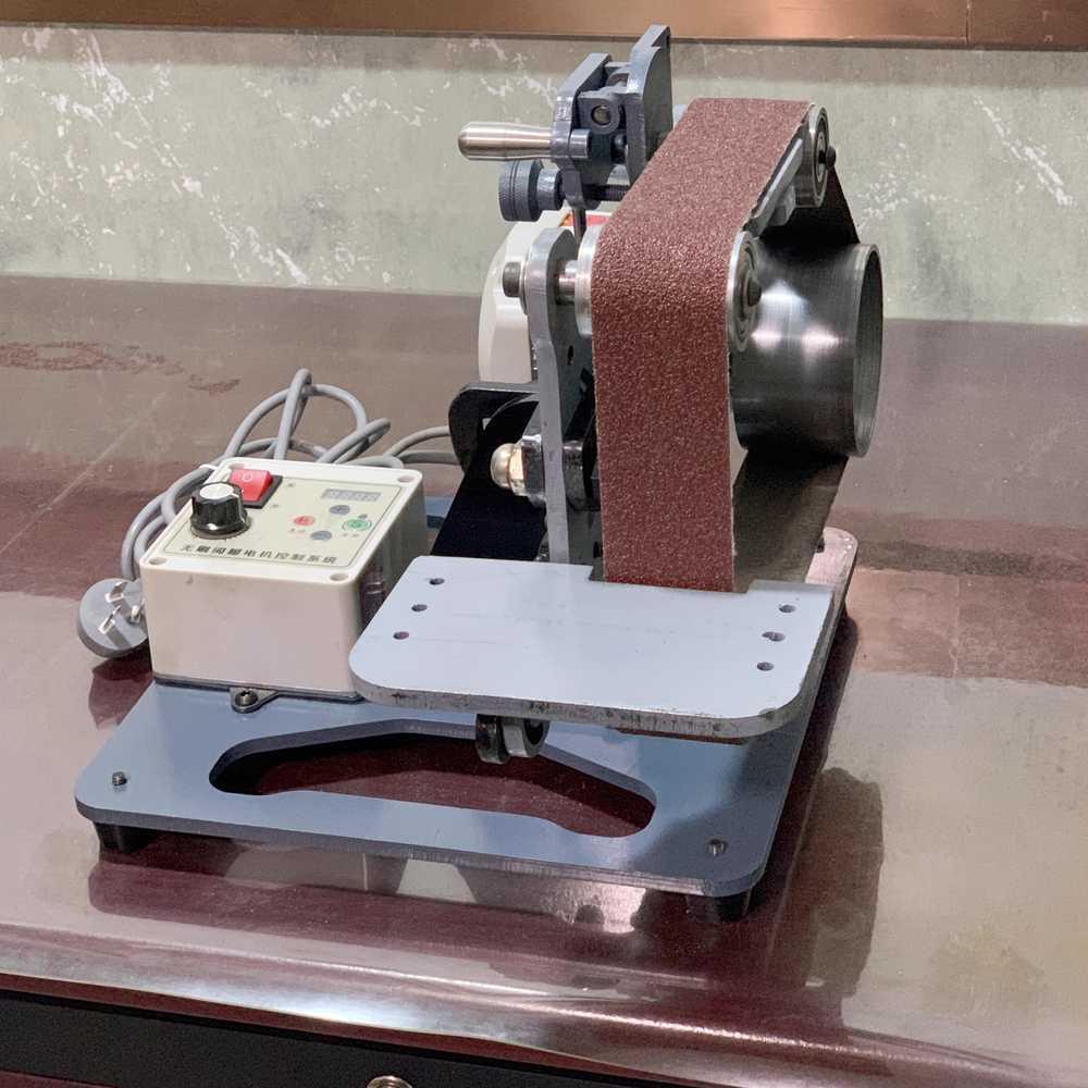 벨트 연마기 소형 그라인더 목재 샌딩 기구 가공기 915 벨트 샌더 550W - 상세 이미지 4