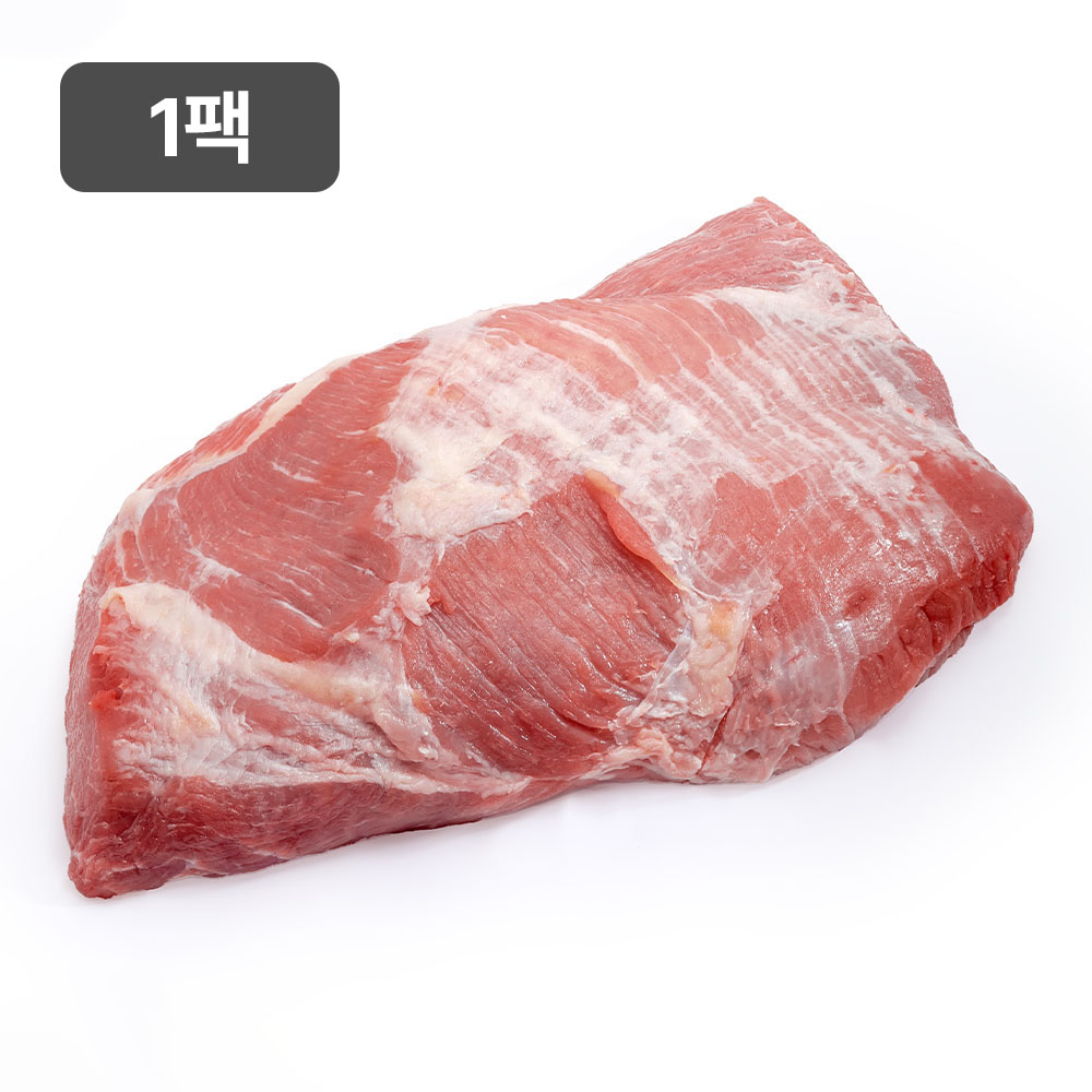 국내산 한돈 뒷다리살 후지 수육용 보쌈용 구이 제육용 찌개용 1kg, 1개 - 상품 이미지