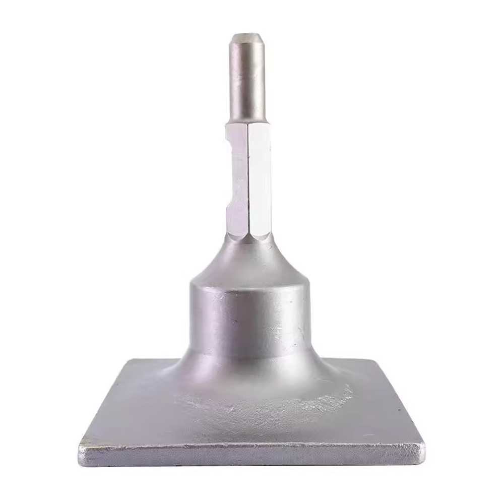 전동 땅다지기 헤드 탬핑 플레이트 부착형 다짐 장비 65A 분리형 130mm - 상품 이미지