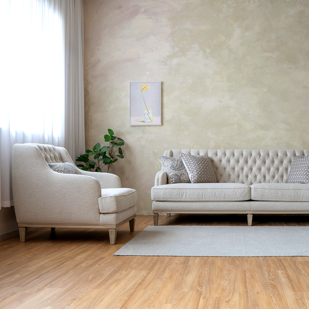 아나스 프렌치 엔틱 소파 1인용 3인용 패브릭 소파