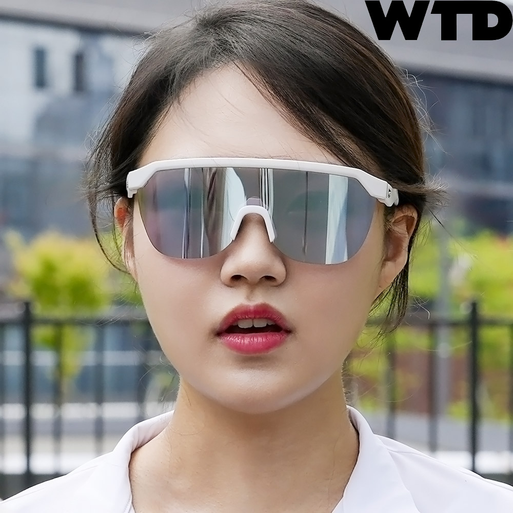 WTD 루나 변색 미러 고글 골프 자전거 러닝 테니스 스포츠 선글라스 - 상세 이미지 2