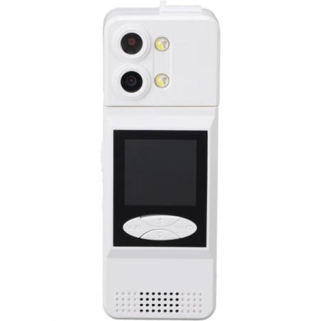 [해외]2K 바디 착용 카메라, 최대 256G 메모리 카드 지원, 3000mAh 파워 뱅크, 마운트 180° 회전 가능한 웨어러블 카메라로 하이킹을 즐길 수 있습니다