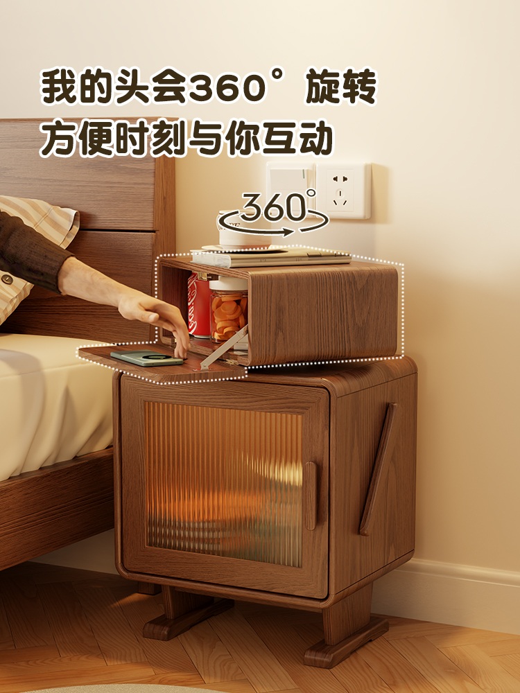 침대 로봇 협탁 모듈 선반 테이블 틈새 수납장 - 상세 이미지 4
